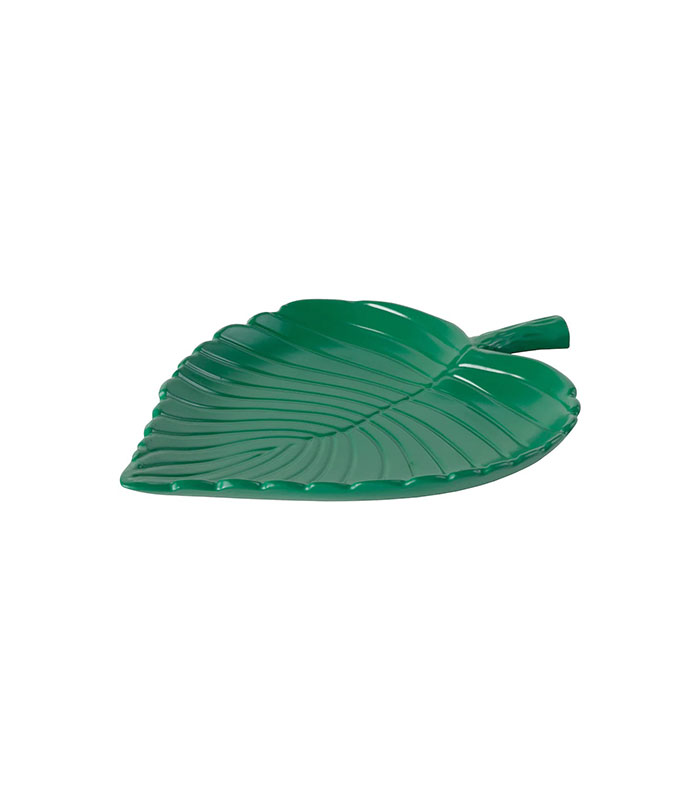 Green leaf plate 22*16cm-img