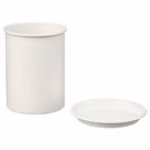 VÄLVÅRDAD Cutlery stand, white/galvanised, 13 cm - Image 4