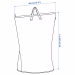 PÄRKLA Laundry bag, white, 70 l - Image 9